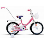 Detský bicykel 16" Limber Girl svetlo ružová